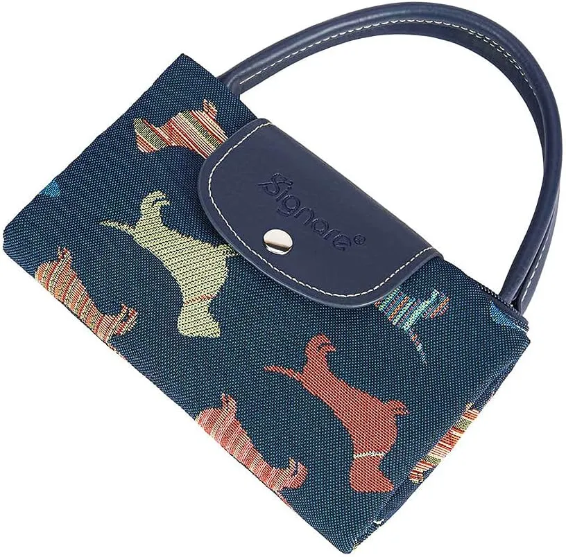 Signare Tapestry Foldable Tote Bag Reusable Shopping Bag Grocery Bag