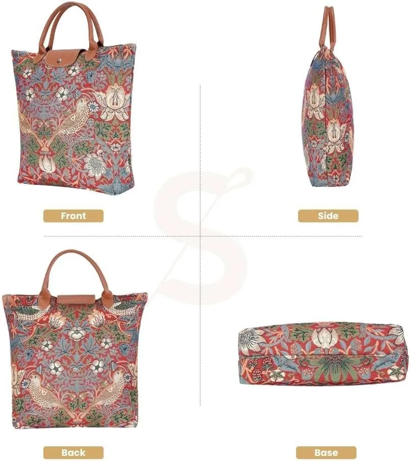 Signare Tapestry Foldable Tote Bag Reusable Shopping Bag Grocery Bag