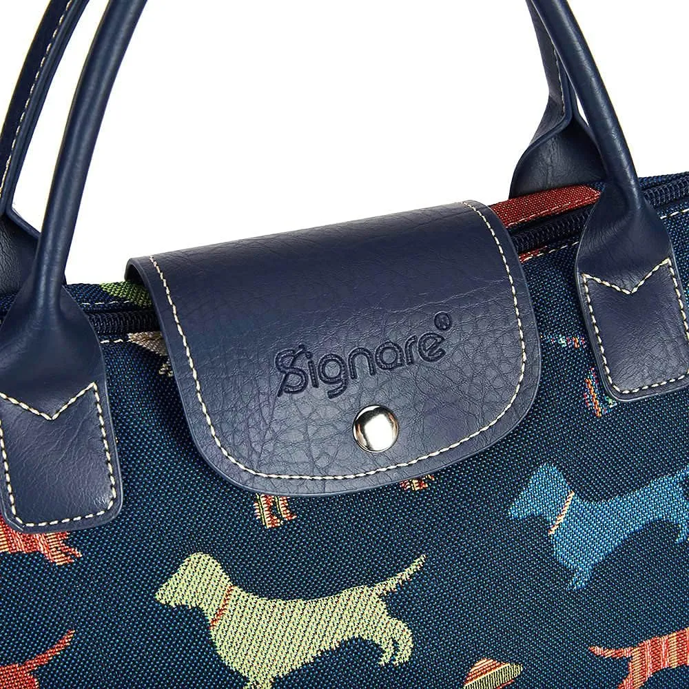 Signare Tapestry Foldable Tote Bag Reusable Shopping Bag Grocery Bag