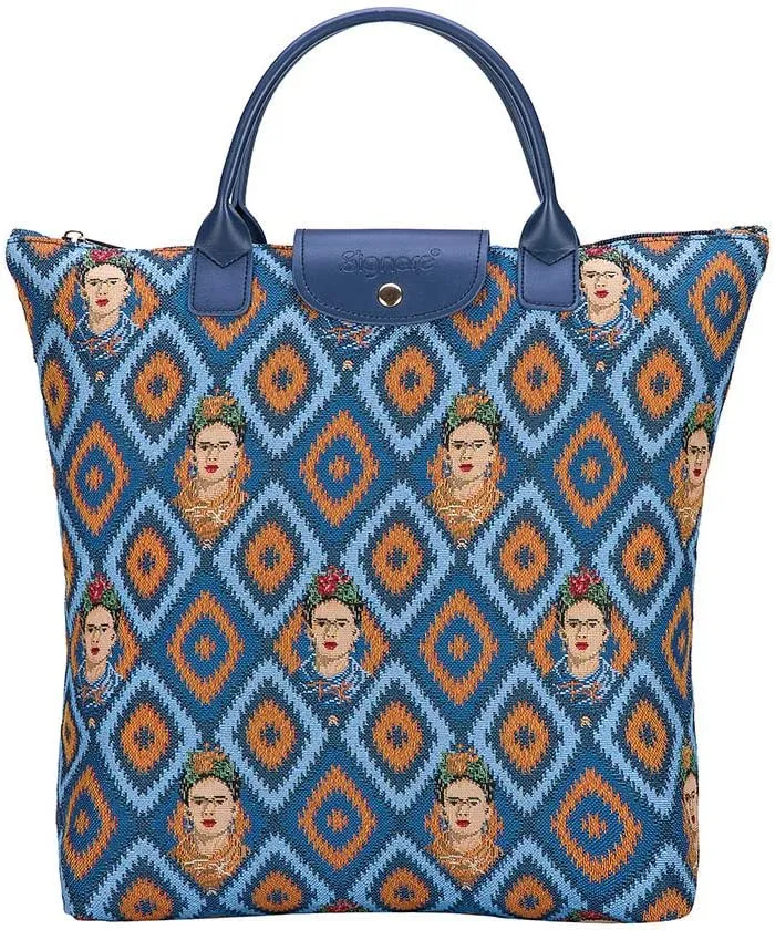 Signare Tapestry Foldable Tote Bag Reusable Shopping Bag Grocery Bag