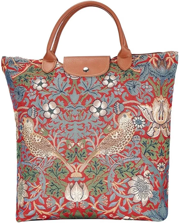 Signare Tapestry Foldable Tote Bag Reusable Shopping Bag Grocery Bag