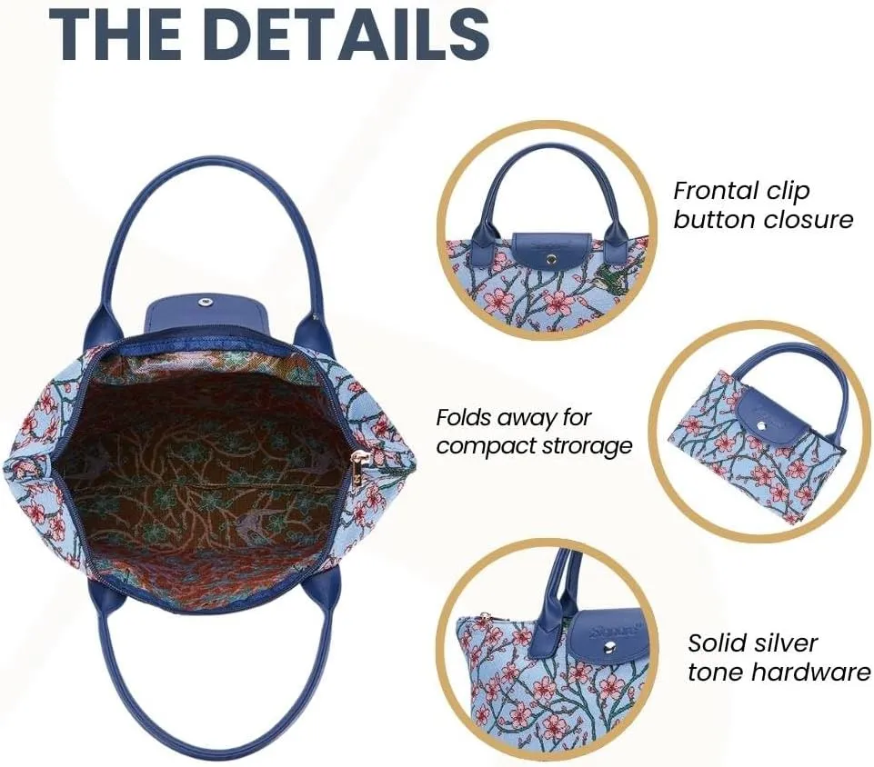 Signare Tapestry Foldable Tote Bag Reusable Shopping Bag Grocery Bag