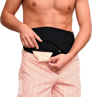 SIIL Ostomy Belt for Men & Women | FSA & FHA Approved | Premium Ostomy Bag Covers | Sports & Swimming | Colostomy Belts, Illeostomy Covers | Ostomy Wrap (Improved Zipper & Velcros) Made in EU