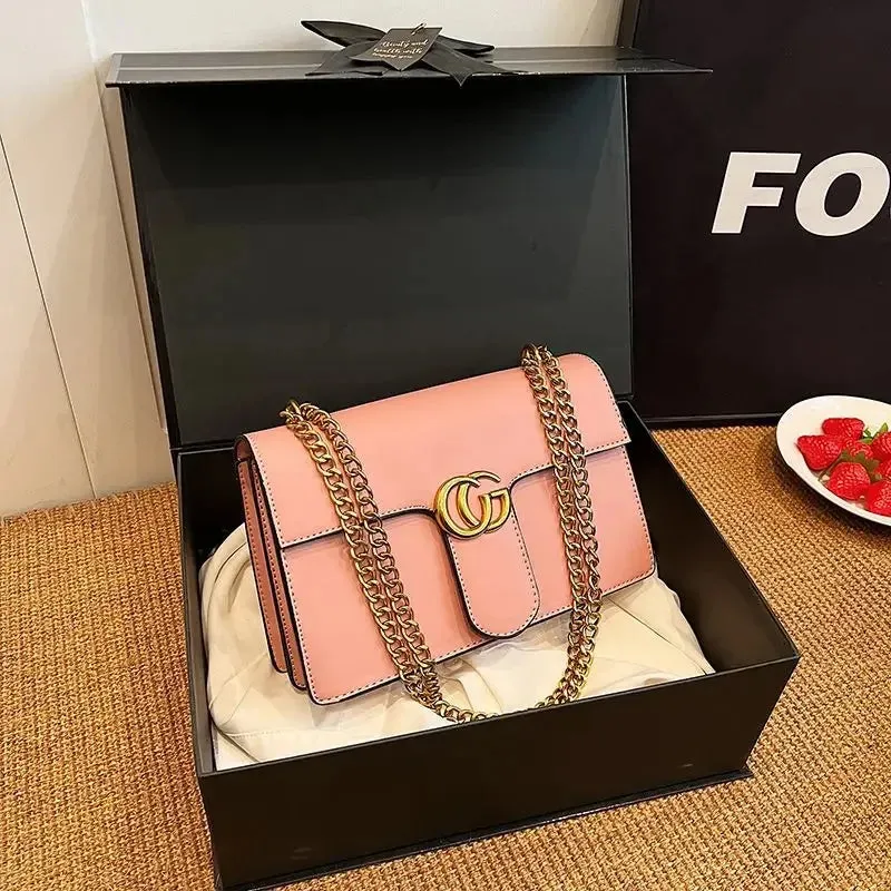 Simple and Luxurious High-quality and Fashionable Versatile Small Square Bag