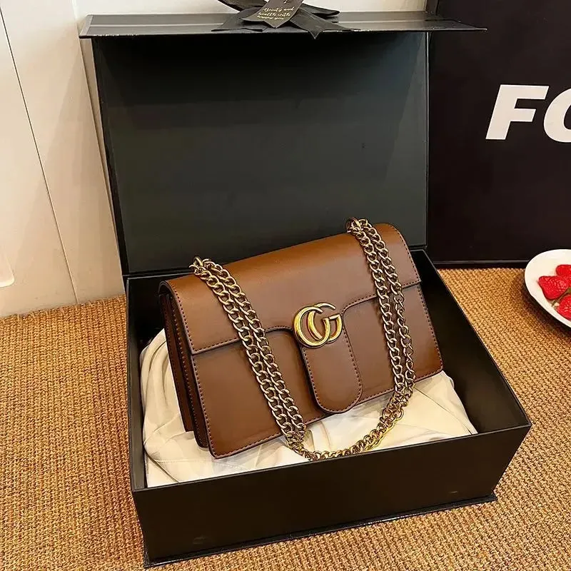 Simple and Luxurious High-quality and Fashionable Versatile Small Square Bag