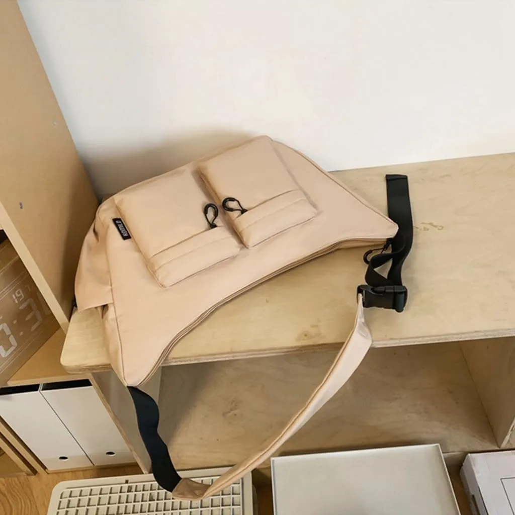 Simple Designs Nylon Shoulder Bag Crossbody Bags for City Walks and Shopping