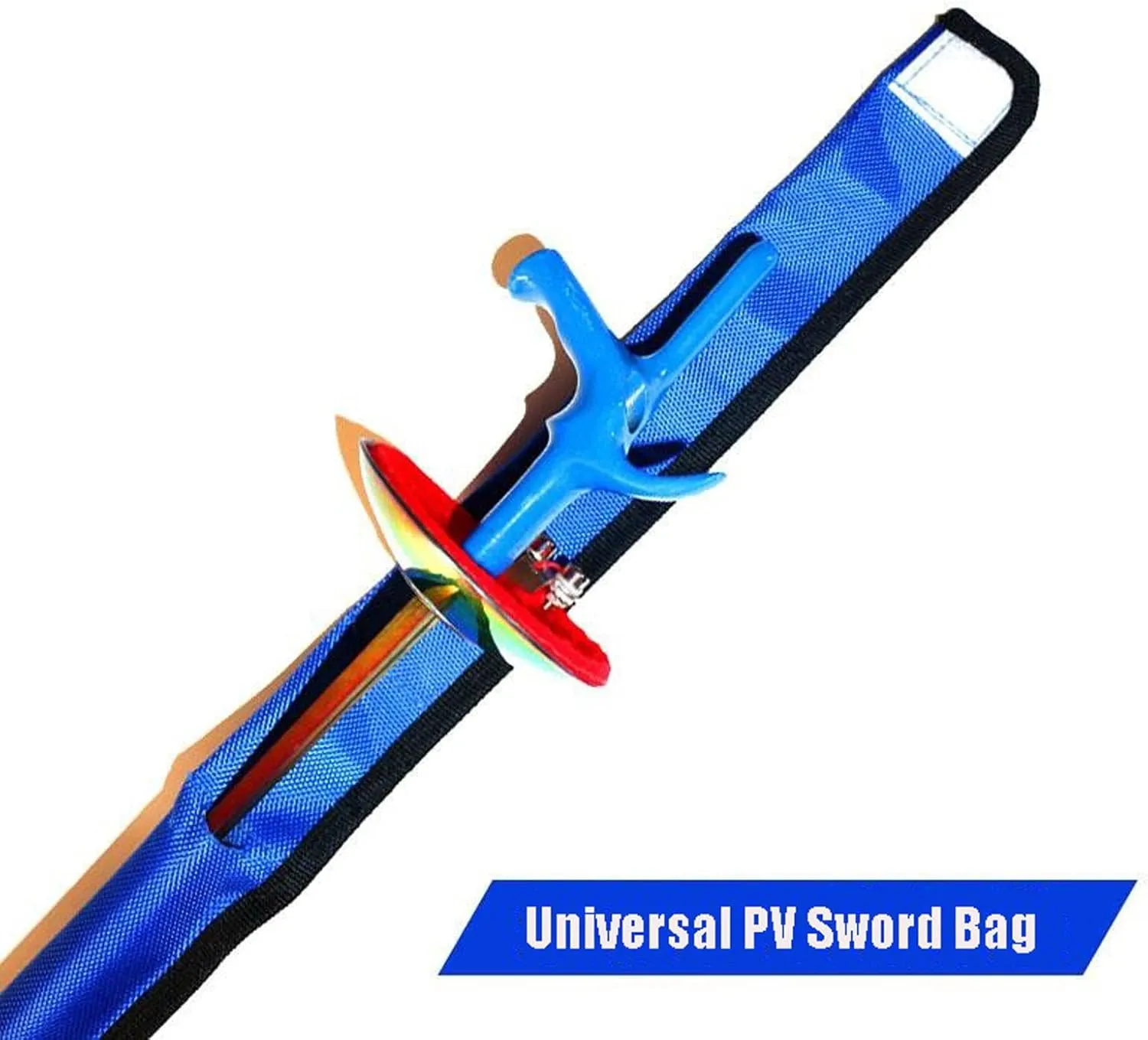 Simple Fencing Bag with PVC Tube Portable Single-Shoulder Backpack Wear-Resistant Adult Child Fencing Training Equipment
