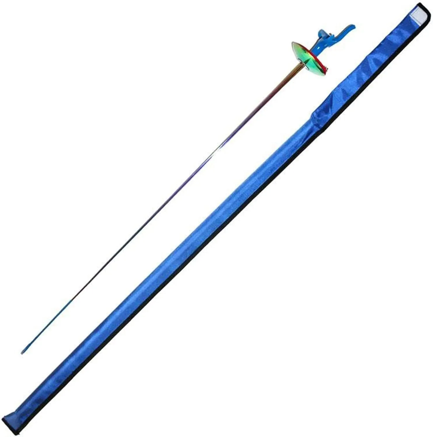 Simple Fencing Bag with PVC Tube Portable Single-Shoulder Backpack Wear-Resistant Adult Child Fencing Training Equipment