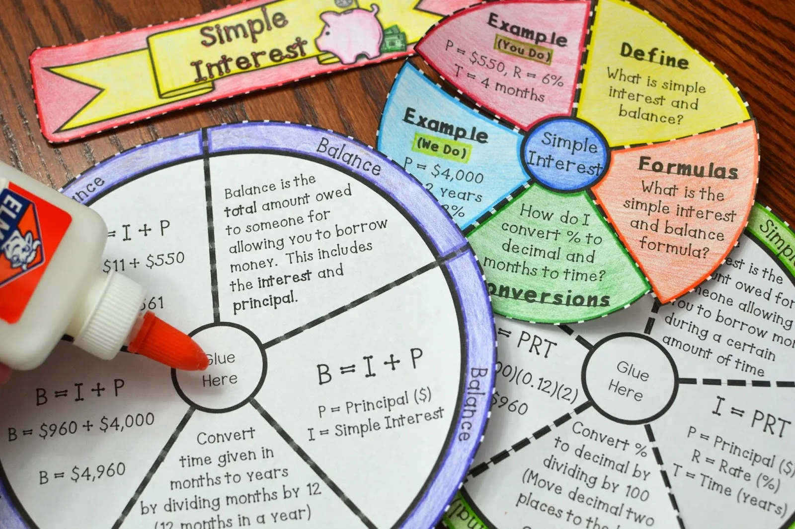 Simple Interest Wheel Foldable