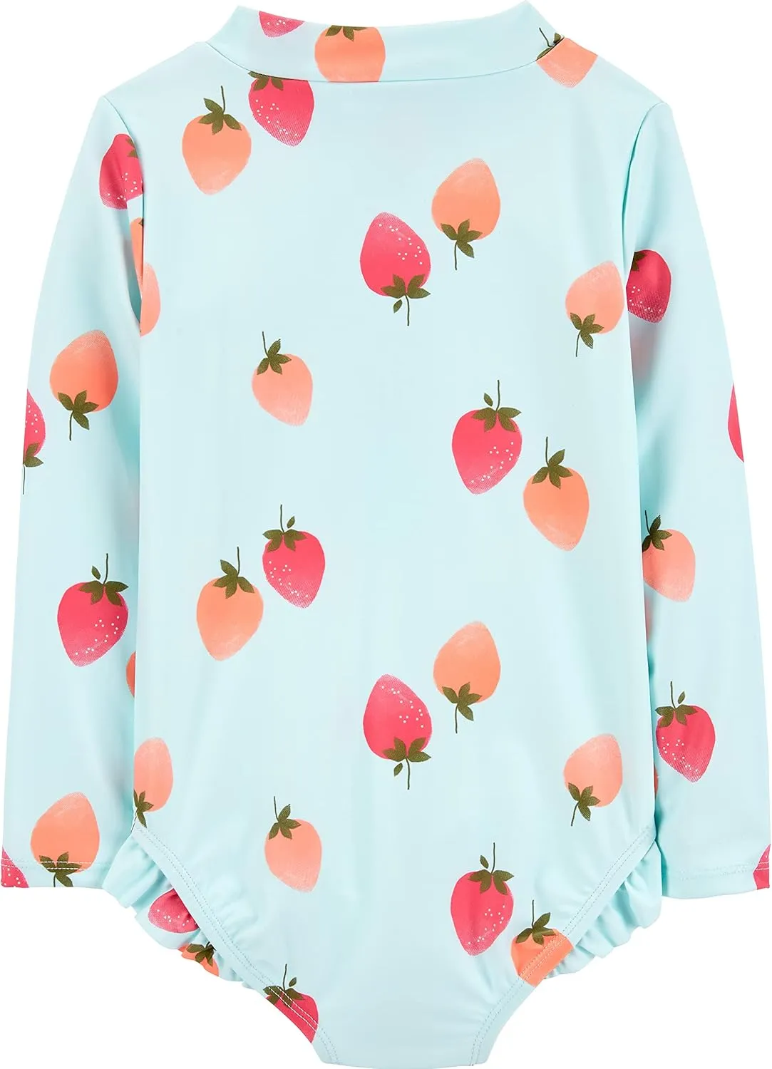 Simple Joys by Carter's Girls' Long Sleeve Zipper One Piece Swimsuit