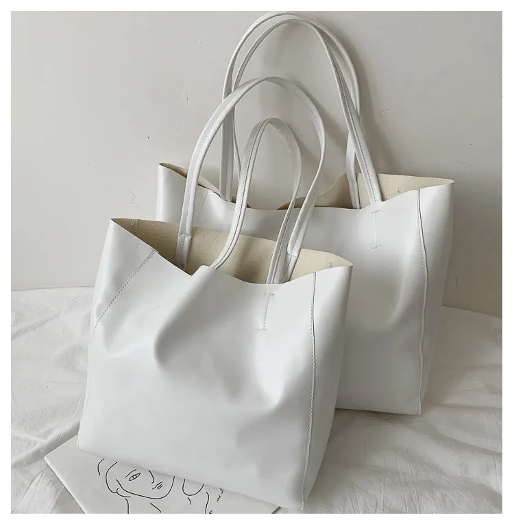 Simple large capacity commuter tote bagTide big bag