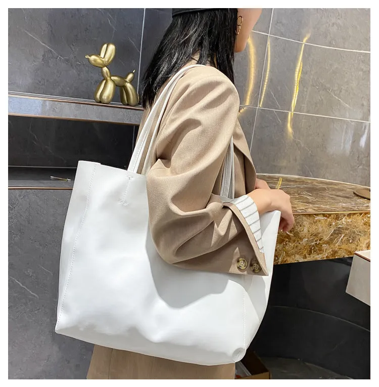 Simple large capacity commuter tote bagTide big bag