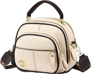 Simple Leather Shoulder Bag - Pu Leather Girls Modern Travel Bag, Stylish crossboddy Bag | Large Capacity Multifunctional