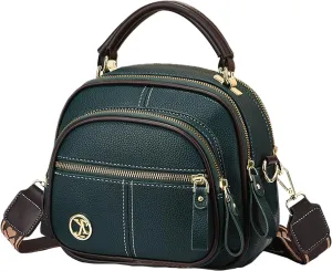Simple Leather Shoulder Bag - Pu Leather Girls Modern Travel Bag, Stylish crossboddy Bag | Large Capacity Multifunctional