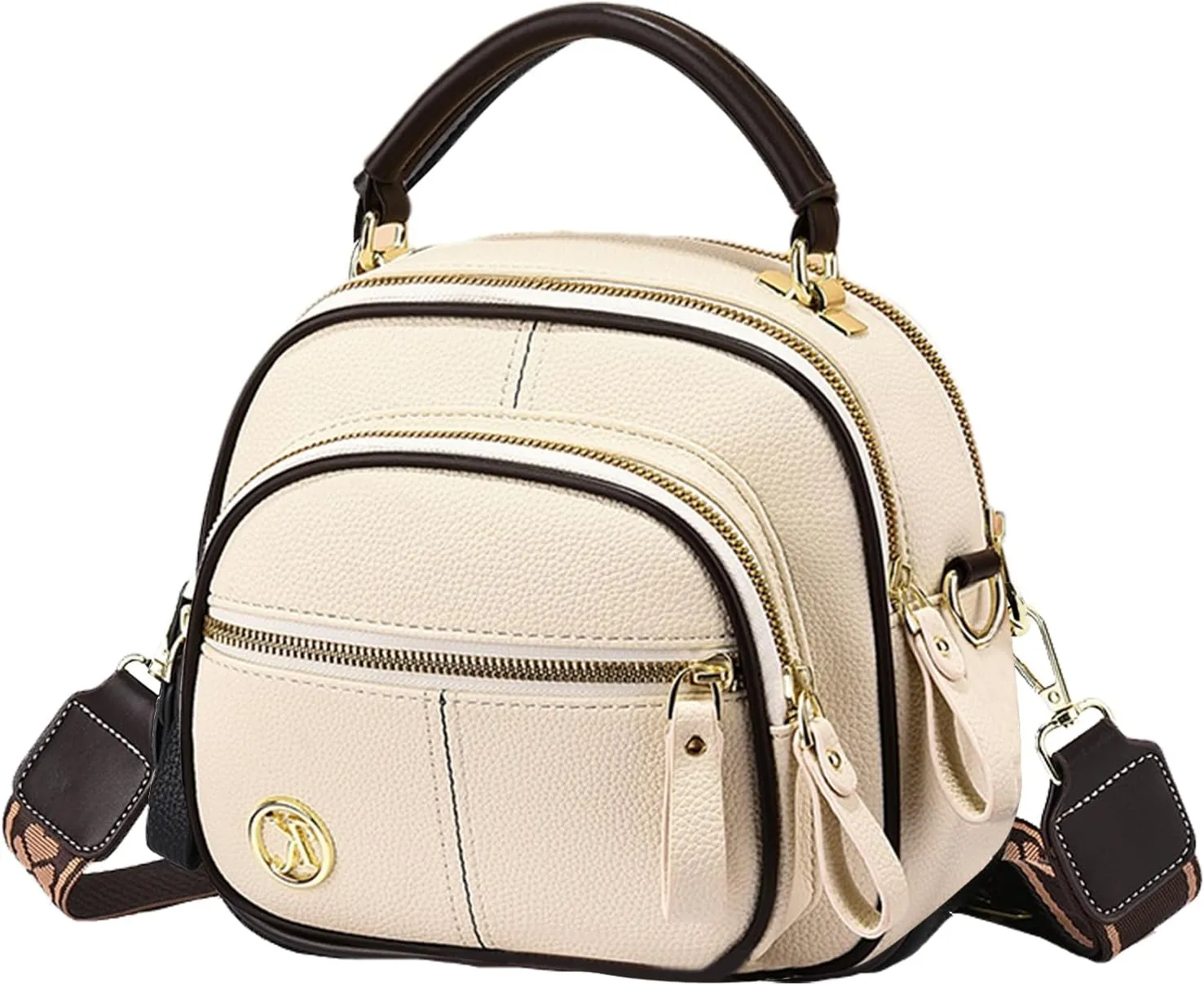 Simple Leather Shoulder Bag - Pu Leather Girls Modern Travel Bag, Stylish crossboddy Bag | Large Capacity Multifunctional
