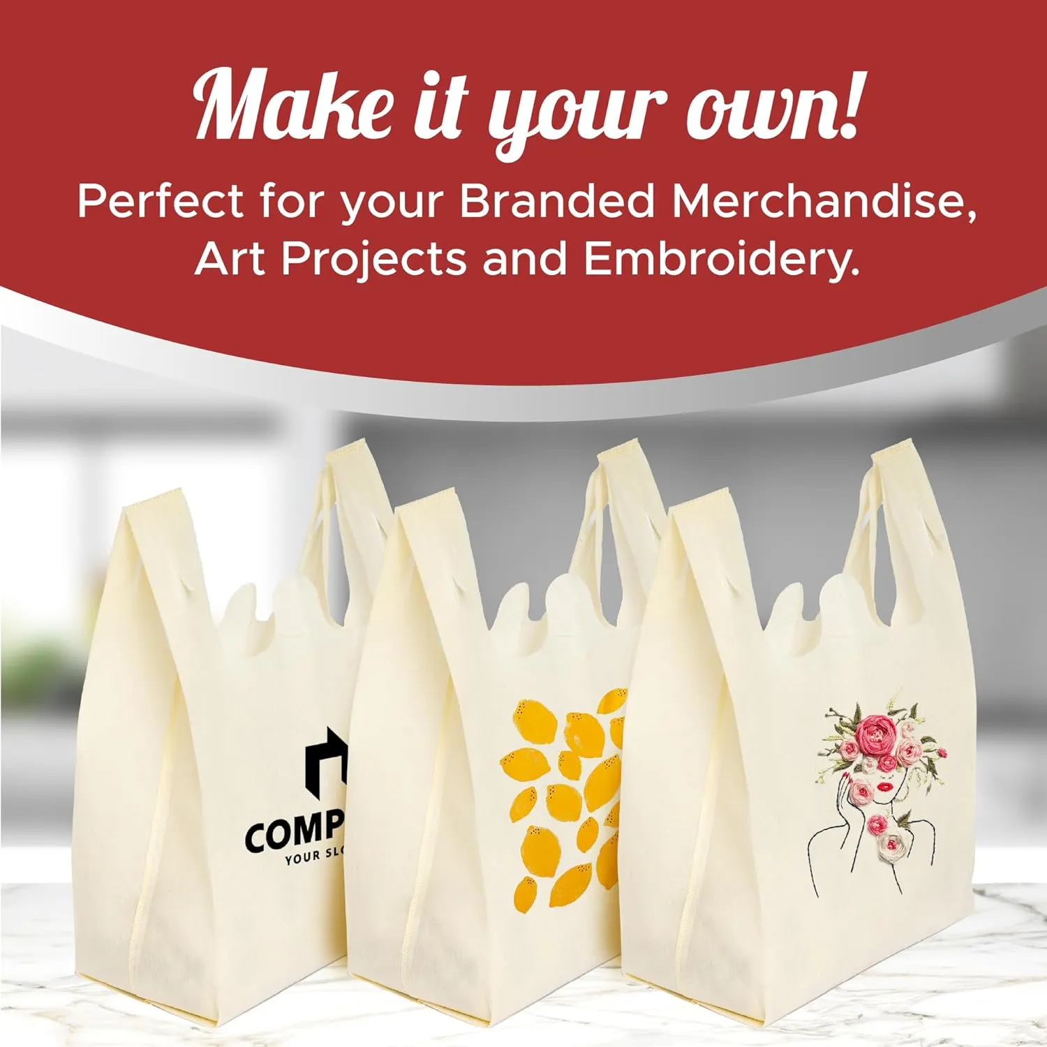 Simply Cool 300 Pack Reusable Eco-Friendly Grocery T-Shirt Shopping Bags 21.5”x12.2”x7.2” Durable Recyclable Washable Foldable Portable Tote Bags Bulk