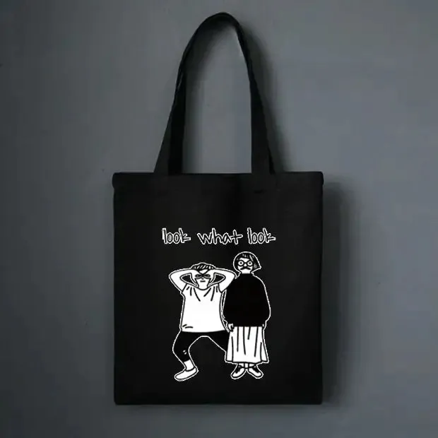 Single-Shoulder Canvas Tote Bag