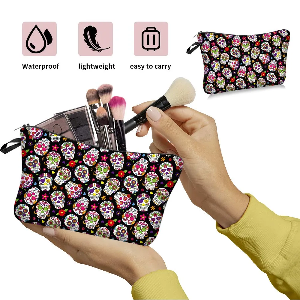 Skull Cosmetic Bag Makeup Bag