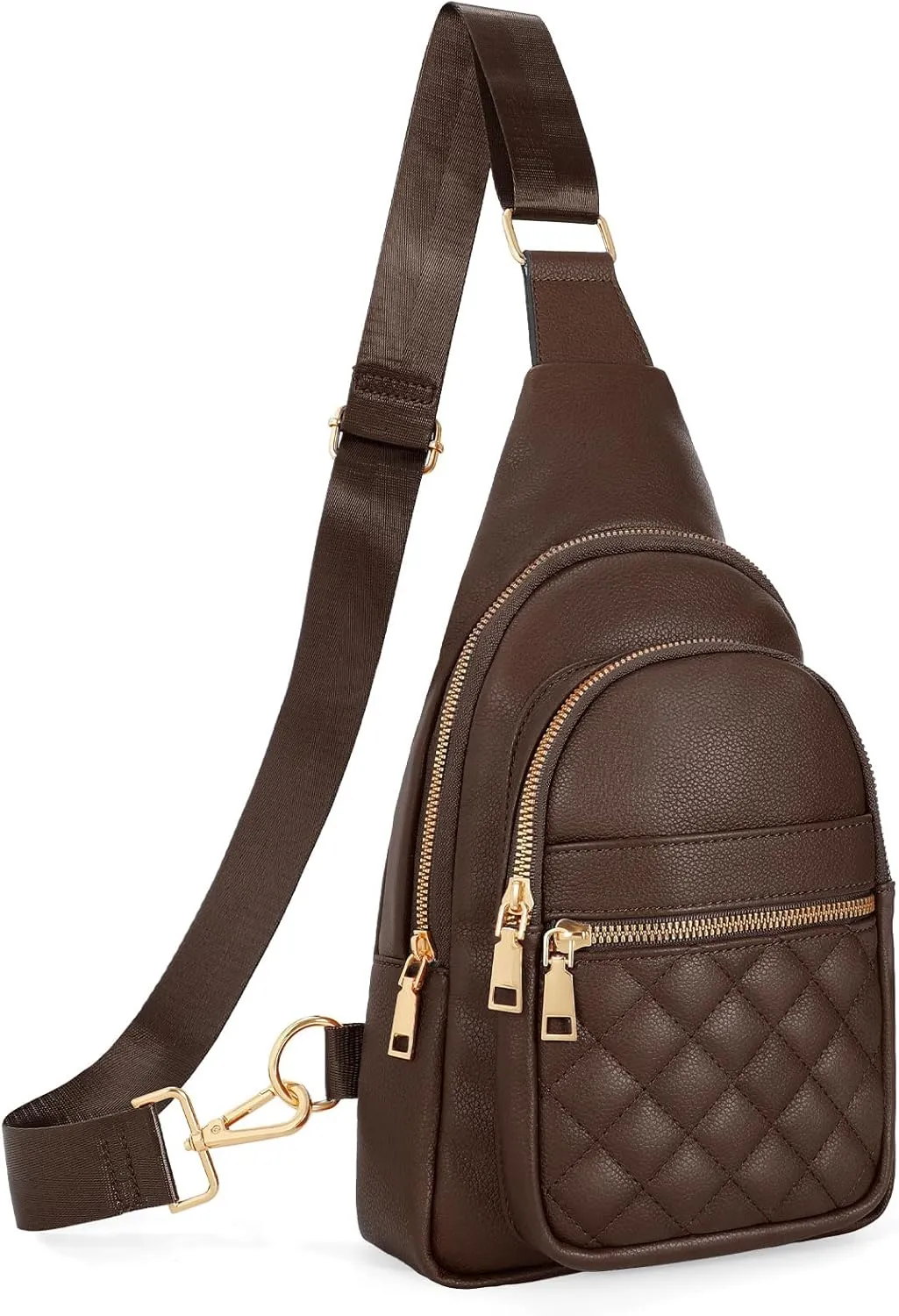 Sling Bag for Women Crossbody Leather Fanny Packs Chest Bag Fashion Sling Backpack Travel JASGOOD