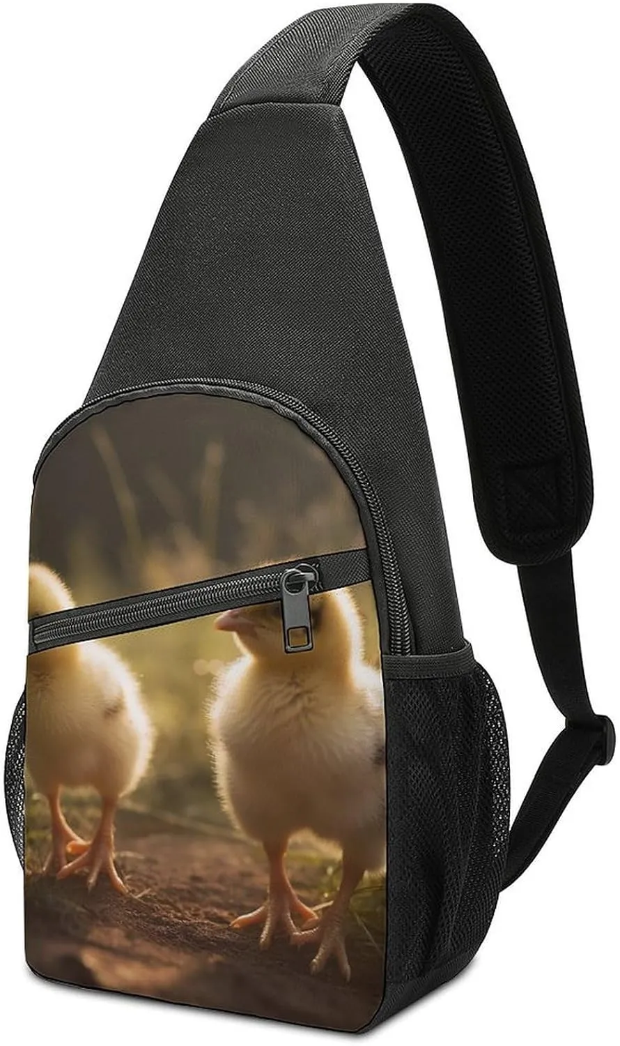 Sling Bag for Women Men Crossbody Bag Chest Bag Cherry on The Table Sling Backpack Fanny Packs Travel Hiking Daypack