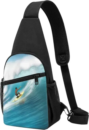 Sling Bag for Women Men Crossbody Shoulder Bag Surfing Chest Bag Small Sling Backpack Daypack Fanny Packs