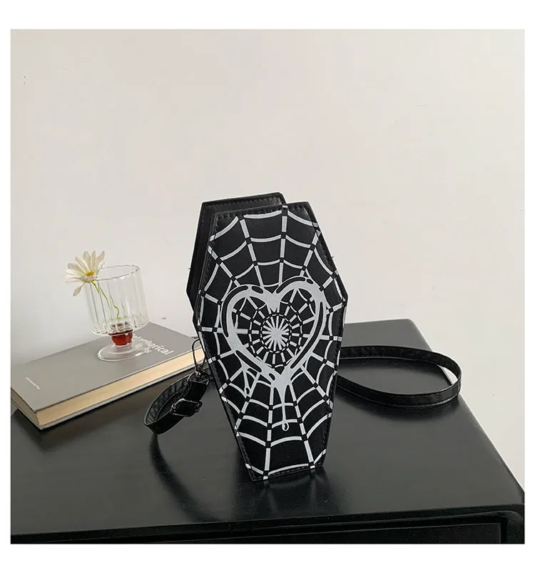 Slouchy Fashion Simple Heart Printing One Bags