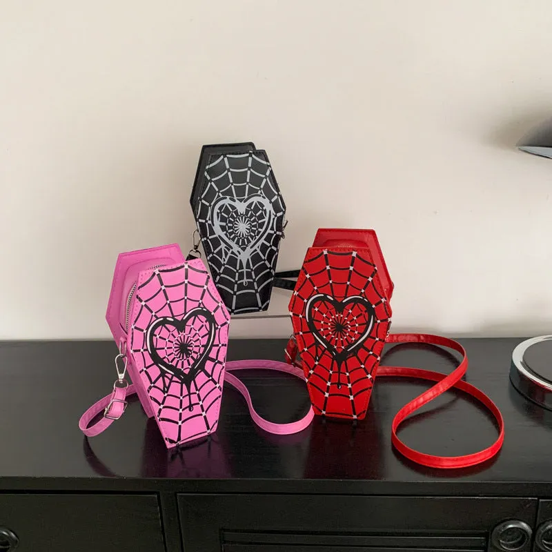Slouchy Fashion Simple Heart Printing One Bags