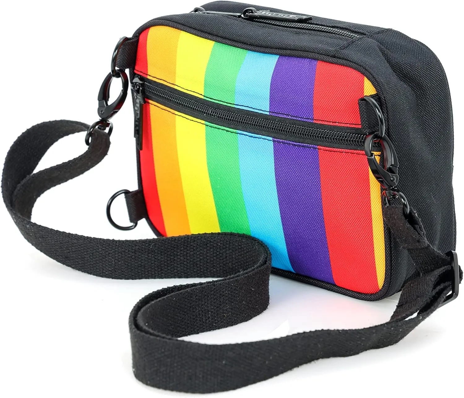 Small Crossbody Bag for Men & Women - Over the Shoulder Bag Sling Checkered Crossbody Bags Festival Concert Bag