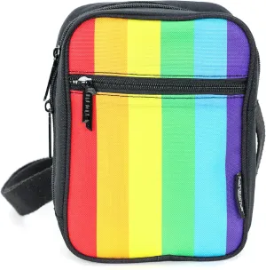 Small Crossbody Bag for Men & Women - Over the Shoulder Bag Sling Checkered Crossbody Bags Festival Concert Bag