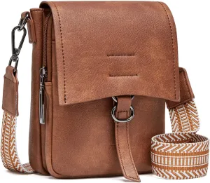 Small Crossbody Bags for women,Soft Leather Cell Phone Purse Lightweight,Little Crossbody Purses Women Trendy with Card slots