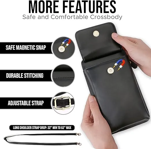 Small Crossbody phone wallet for women