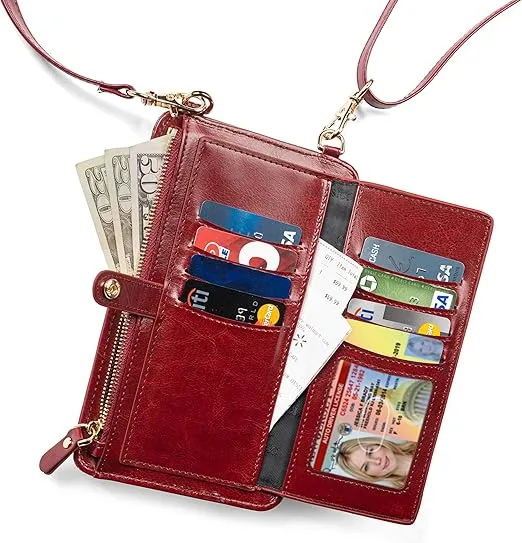 Small Crossbody phone wallet for women