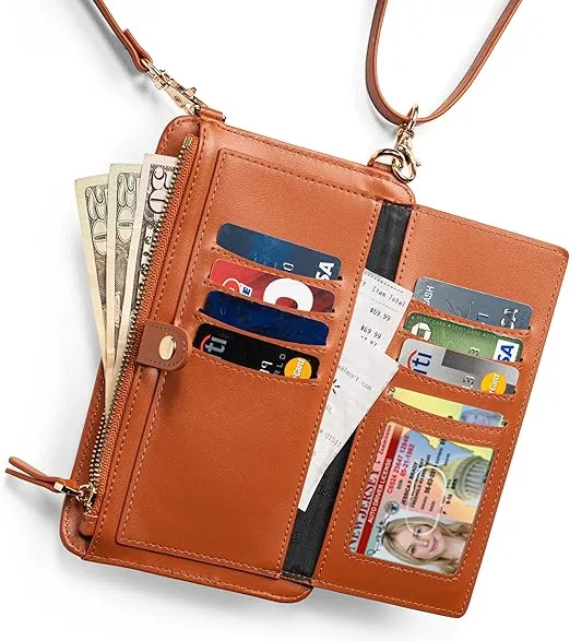 Small Crossbody phone wallet for women