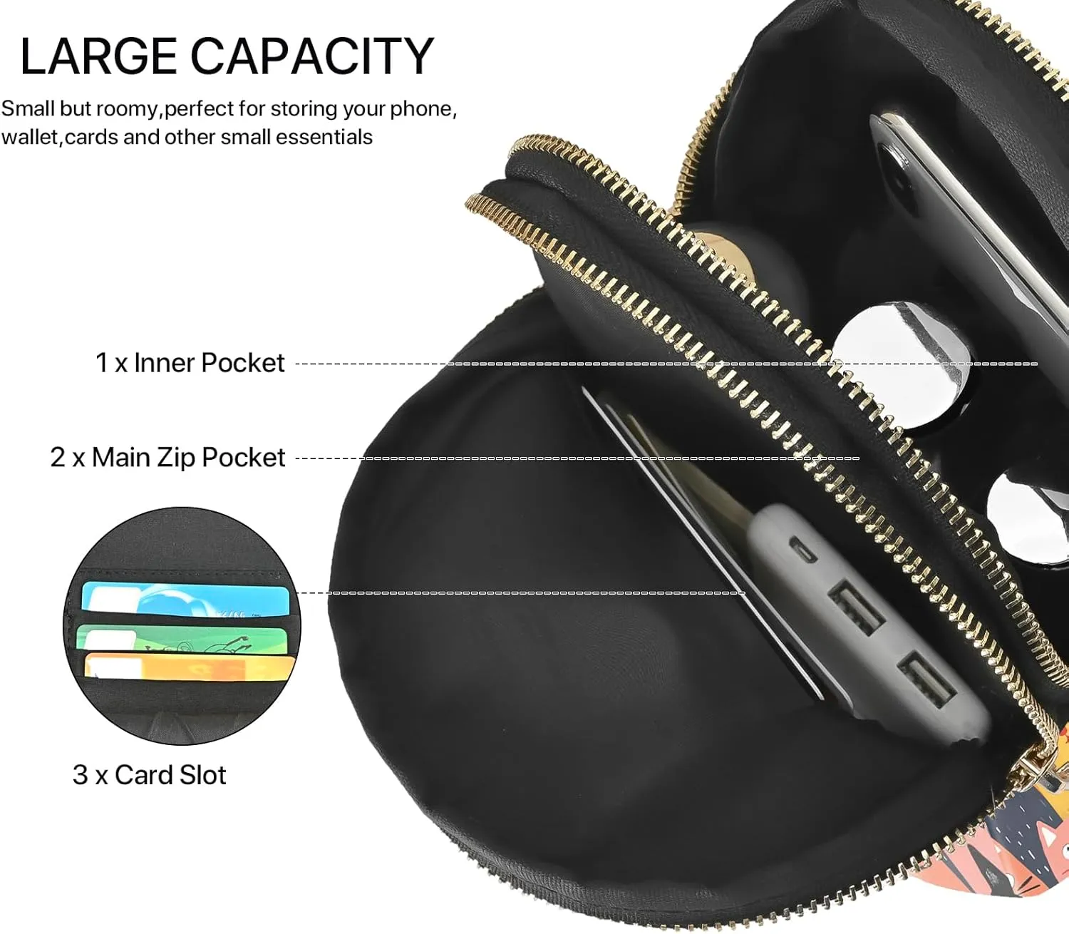 Small Sling Bag Leather Fanny Packs for Women Crossbody Purses Travel Chest Casual Daypacks