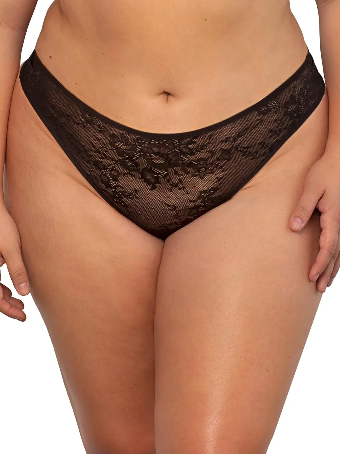 Smart & Sexy Women's Mesh & Lace Thong Panties, Available in Multi Packs