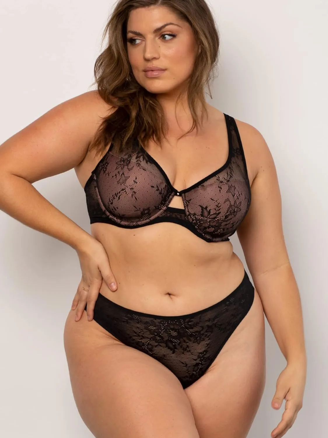 Smart & Sexy Women's Mesh & Lace Thong Panties, Available in Multi Packs
