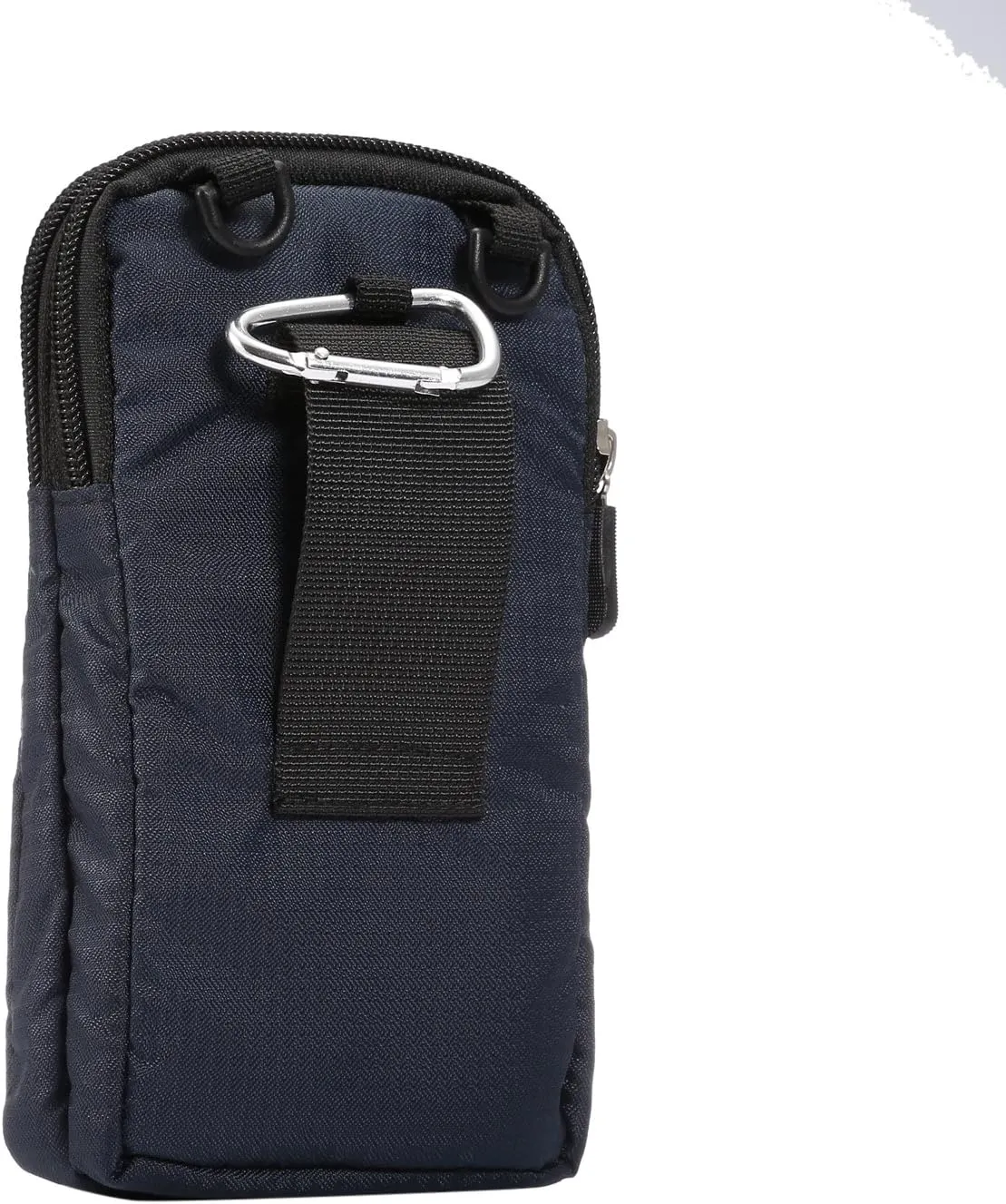 Smartphone Crossbody Bag for Men - Vertical Waist Belt Pouch, Waterproof Zipper Bumbag Messenger Sling Bag for Passport Wallet Card Book