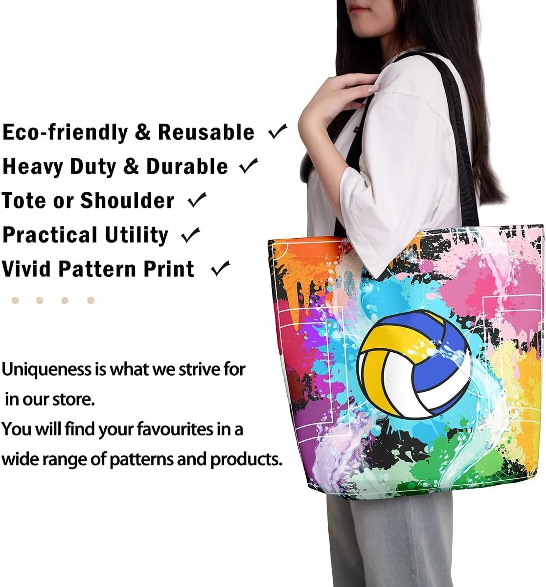 Soccer Shopping Grocery Bags,Football Field Canvas Tote Bag
