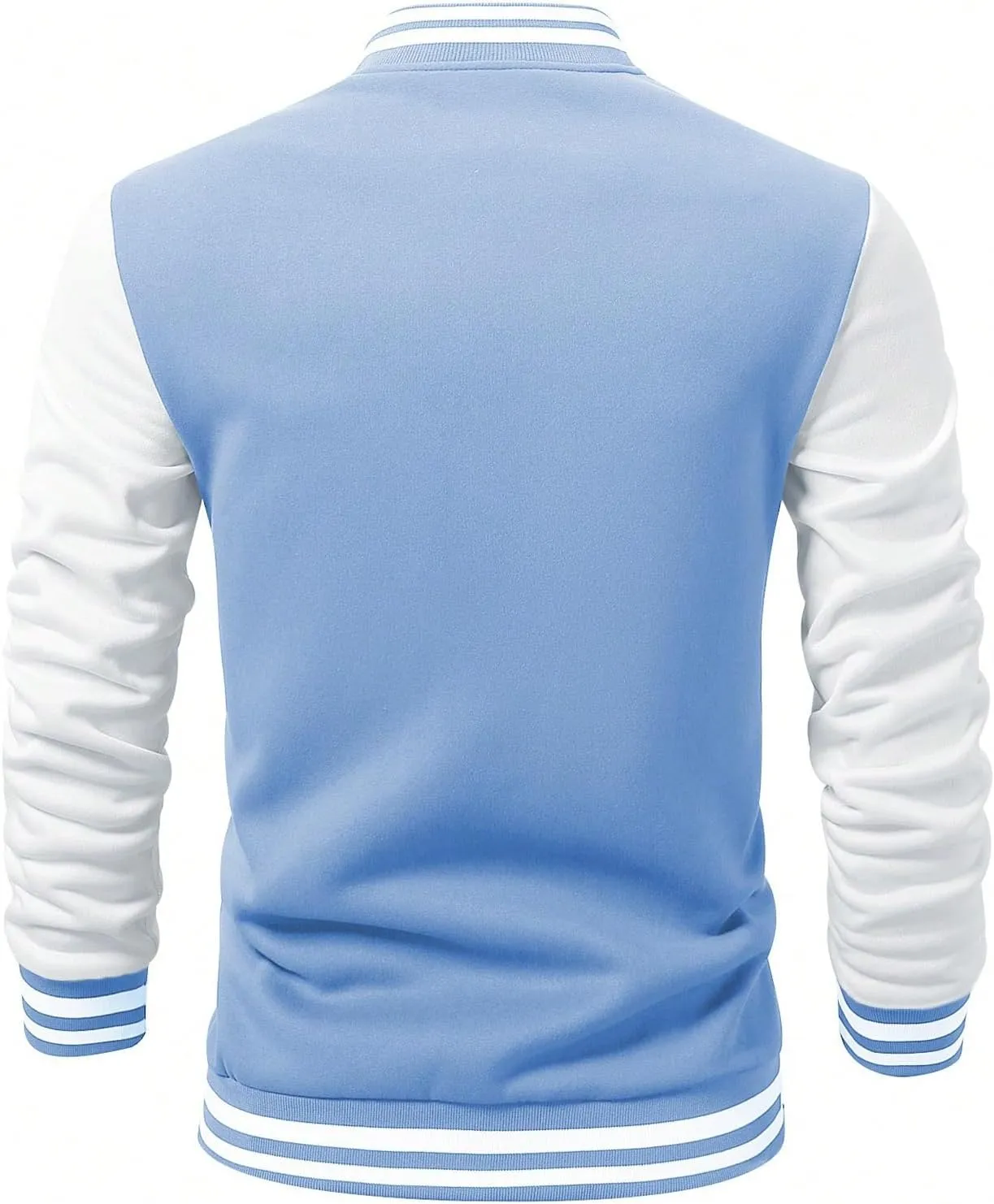 SOLY HUX Men's Bomber Jacket Color Block Letter Graphic Long Sleeve Baseball Varsity Jacket Coat