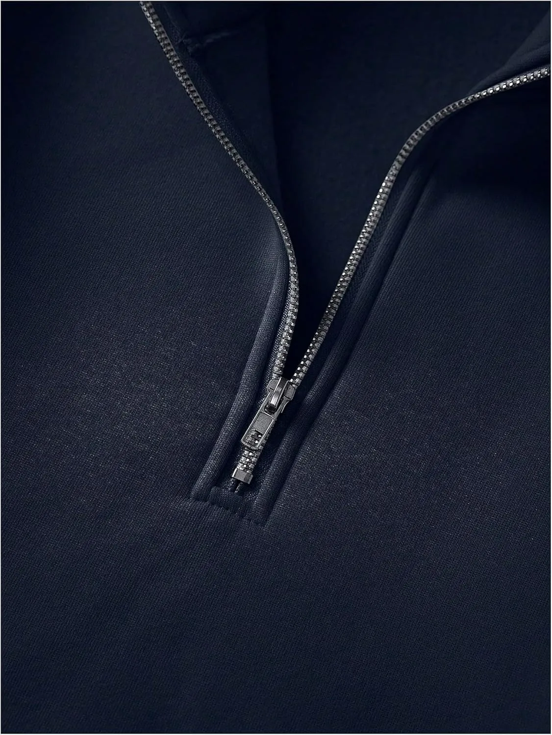 SOLY HUX Men's Half Zip Sweatshirt Mock Neck Long Sleeve Drop Shoulder Casual Pullover Tops