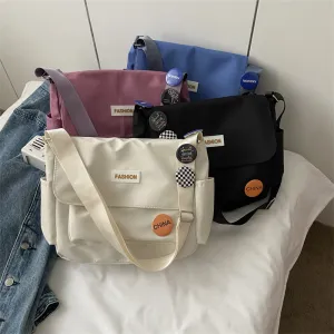 Spring Nylon Class Korean Style Fashionable Shoulder Bags