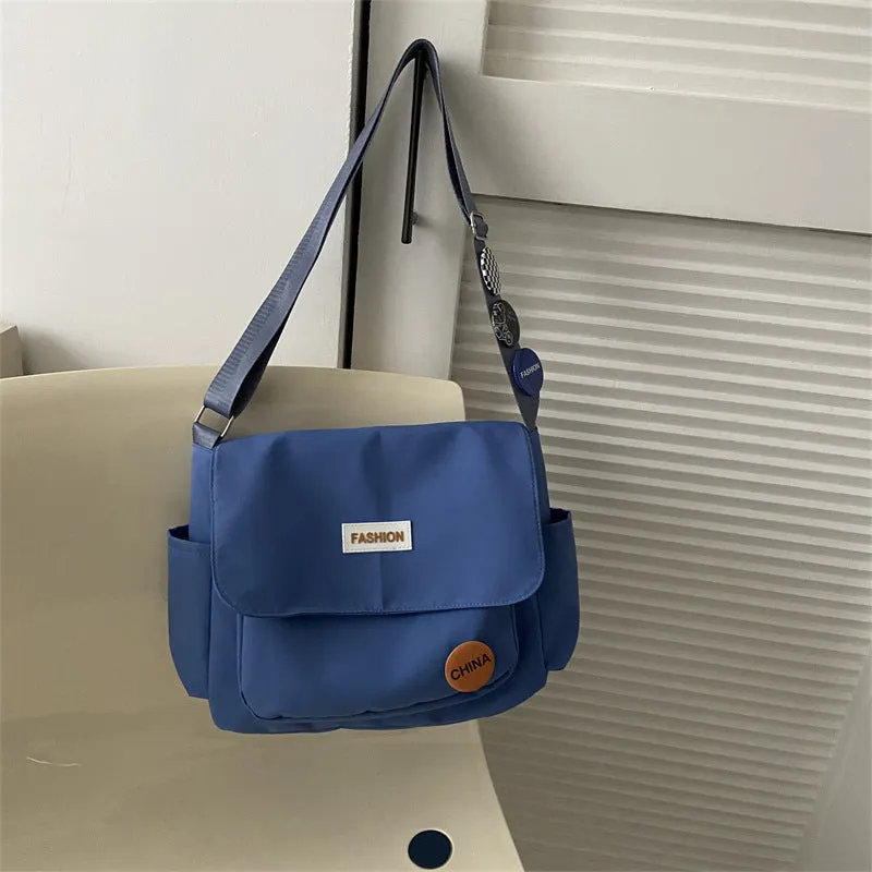 Spring Nylon Class Korean Style Fashionable Shoulder Bags