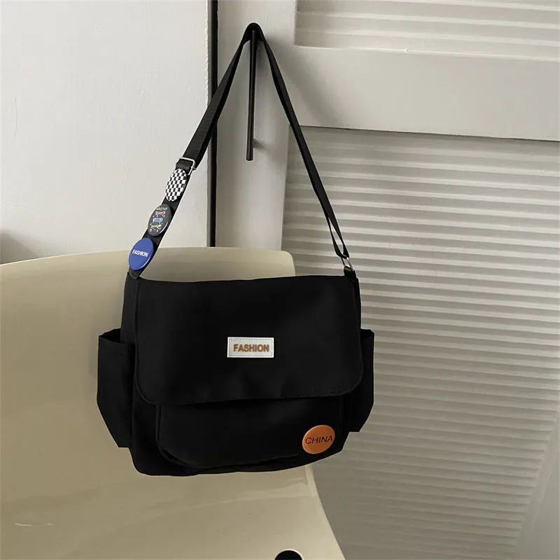 Spring Nylon Class Korean Style Fashionable Shoulder Bags