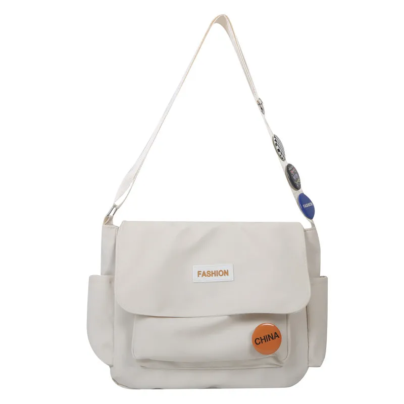 Spring Nylon Class Korean Style Fashionable Shoulder Bags