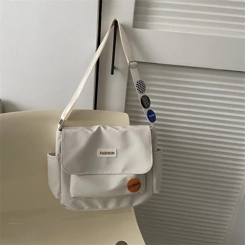 Spring Nylon Class Korean Style Fashionable Shoulder Bags