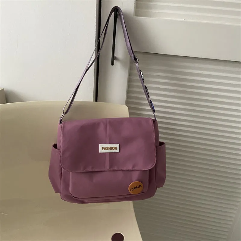 Spring Nylon Class Korean Style Fashionable Shoulder Bags