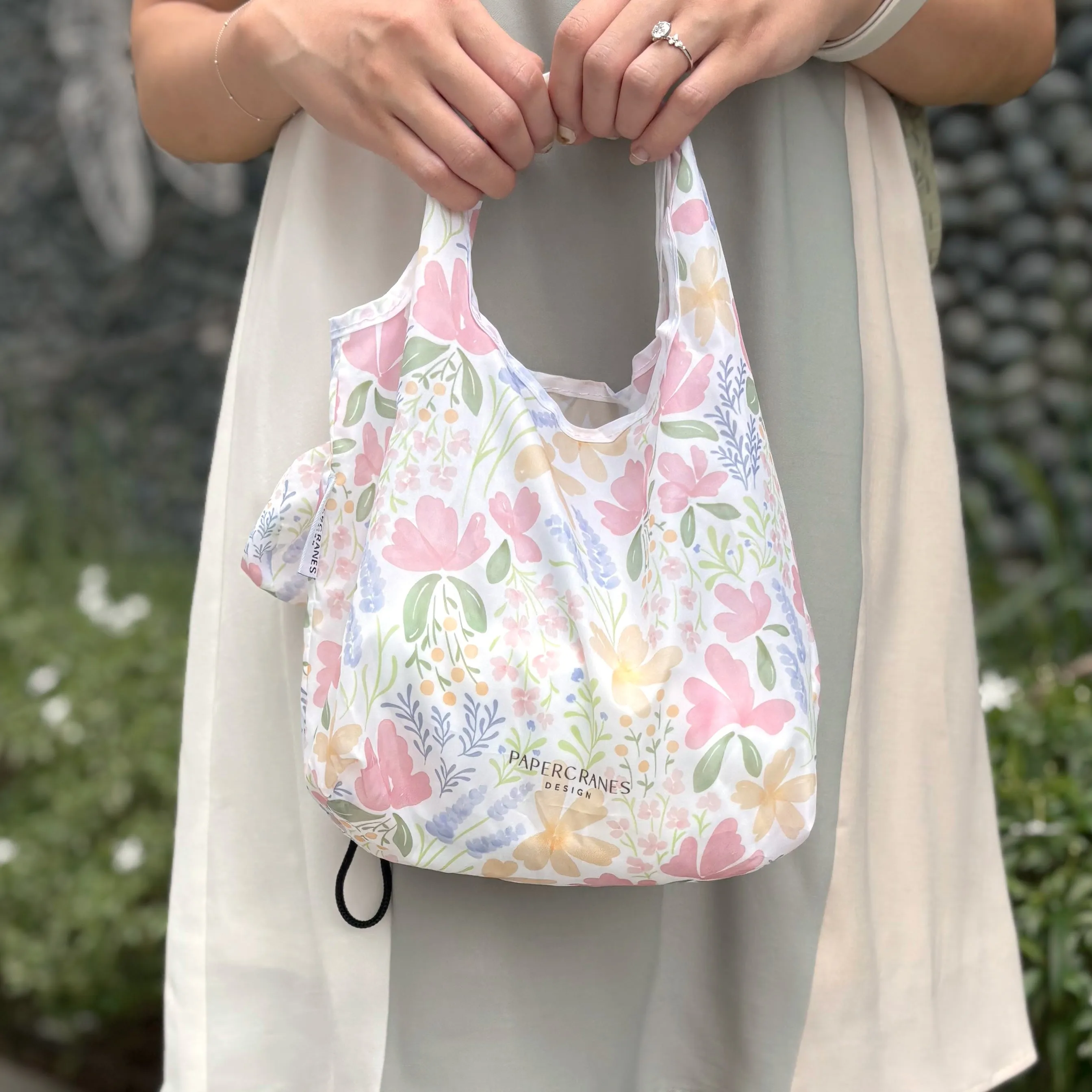 Spring Symphony Mini Reusable Shopping Bag