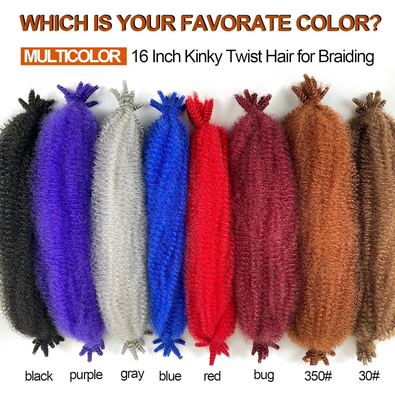 Springy Afro Twist Hair 1B/27/613 Ombre Blonde Marley Twist Braiding Hair 16 Inch Three Tone Twisted UP Spyingy Afro Twist Hair 8 Packs Kinky Twisting Hair for Distressed Locs Crochet Hair…
