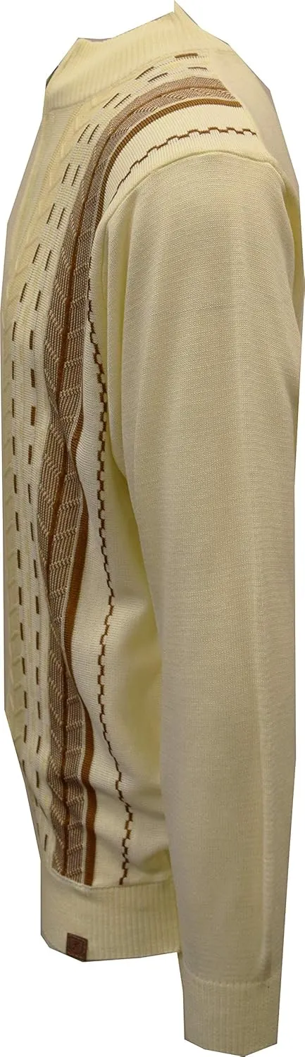 STACY ADAMS Men's Sweater, Vertical Dotted Line
