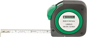 Stahlwille 77040010 10 ft Roll Tape Measure No. 12935, Metric-Inch Scale, 10 Pack, Length 3 Meters / 122 inches, with Tape Lock, Weight 92g, Made in Germany